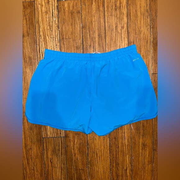 Nike Dri Fit Woman’s Running Shorts Blue Size Medium - Picture 3 of 4